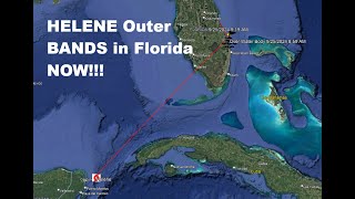 🔴HELENE INTENSIFIES OUTER BANDS hit FLORIDA TODAY 🔴 [upl. by Esiuol475]