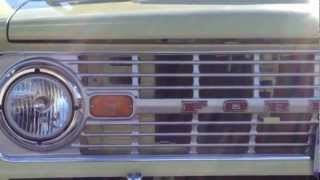 1976 Ford Bronco Ranger EFI walk around and engine running [upl. by Ludeman]