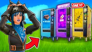 The VENDING MACHINE LOOT ONLY Challenge in Fortnite  Chapter 5 [upl. by Thanasi]