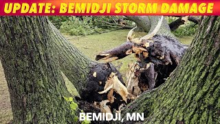 BREAKING NEWS UPDATE Closer Look At Bemidji Storm Damage [upl. by Yregerg953]