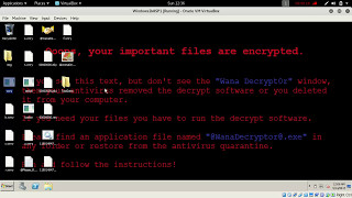Live WannaCry ransomware infection in action [upl. by Therese]