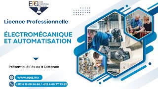 Licence Professionnelle en Électromécanique et Automatisation [upl. by Shreve232]