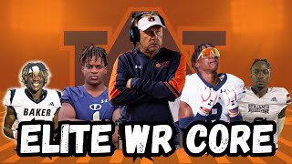 Auburn Tigers have an ELITE WR CORE for 2024 Recruiting Class [upl. by Aoh267]