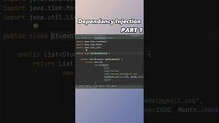 Spring Boot  Dependency Injection [upl. by Teodoro]