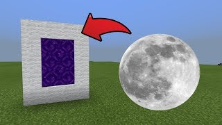 Minecraft  How To Make a Portal to the Moon Dimension [upl. by Lorilyn]