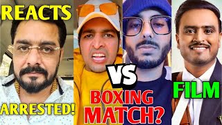 Why Hindustani Bhau ARRESTED Reacts  Thara Bhai Joginder Vs CarryMinati Amit Triggered Insaan [upl. by Haggar227]