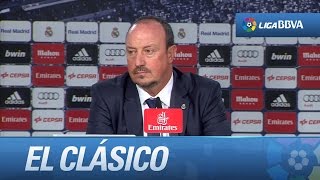 Benítez quotNo ha sido una cosa de actitud el Barça es buenoquot [upl. by Pietje184]