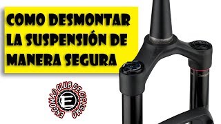 Manera segura para desmontar la suspensión de tu MTB [upl. by Trout]