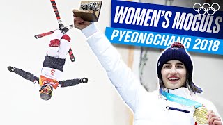 🇫🇷 Perrine Laffont wins FIRST Gold 🥇  Womens Moguls 2018 [upl. by Lertnom]