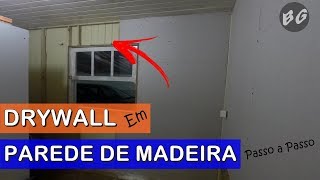 Como fazer parede de madeira ripada [upl. by Malina]