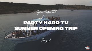 Fantasy Boat Party amp Welcome to the Jungle  Ayia Napa Opening Trip Day 2  Party Hard TV Summer 23 [upl. by Calendre]