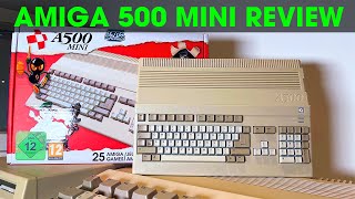 Amiga A500 Mini Full Review  Every Game Demos amp Workbench [upl. by Rambert]