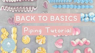 Piping Tutorial Learn How to Pipe To Perfection  Georgias Cakes [upl. by Harry]