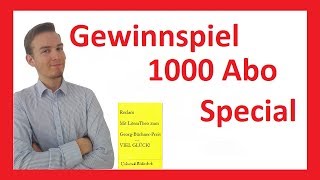 1000 Abonnenten Special  Gewinnspiel [upl. by Standford]