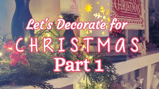 🌲2023 Christmas Decorate🌲 Christmas Tree Decor 🌲 Living Room Christmas Decorate With Me🌲 [upl. by Darryl]