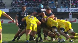 TOP 14  Essai de Vincent GIUDICELLI MHR  Montpellier HR  ASM Clermont  Saison 20222023 [upl. by Radferd]