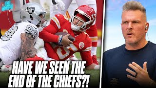 Did We Just See The Fall Of The Chiefs Dynasty  Pat McAfee Reacts [upl. by Rehpinej340]