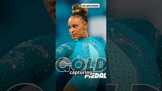 quotBrazils Bright Star Andrade Shines with Olympic Goldquot rebeca gymnasticsgoat parisolympics [upl. by Ajet]