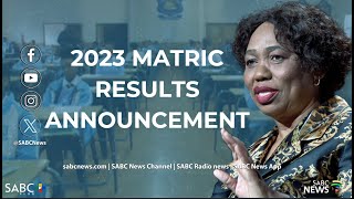 2023 Matric results announcement [upl. by Nyliram328]