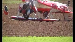 Raw Video Live Plane Crash Boeing PT17 Stearman biplane Germany [upl. by Eelarual]