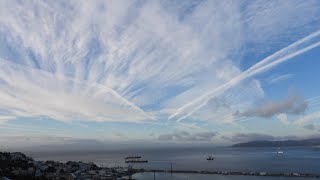 Geoengineering Team Have Been Busy  0907 Wednesday 9th October 2024 Gibraltar 🇬🇮 Mediterranean [upl. by Schoof625]