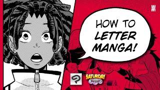 How to Letter Manga Adding Text Balloons  Clip Studio Paint Tutorial [upl. by Seuqram]