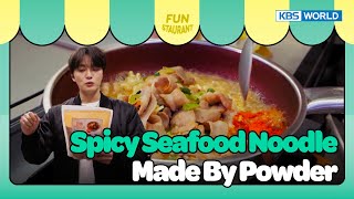 Spicy Seafood Noodle by Powder Stars Top Recipe at Fun Staurant  EP2343  KBS WORLD TV 240812 [upl. by Blanchette]