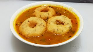 Hotel Style Sambar Vada Recipe  Sambhar Vada  Medu Vada  Easy Recipe Chef Ashok [upl. by Akineg901]