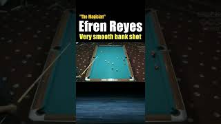 Smoothest Efren Reyes Bank Shot efrenreyes themagician efrenbatareyes [upl. by Hike]