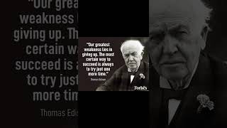 Thomas Edison quoteshorts [upl. by Pattie875]