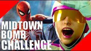 Silver Lining Screwball Bomb Challenge Midtown  SpiderMan PS4 GamePlay [upl. by Chemesh]