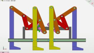 Chebyshev Plantigrade Machine 切比雪夫 [upl. by Elleda]