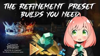 GOT WIC Everything about Refinement and presets you need [upl. by Assille]