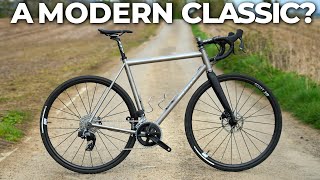 2024 Moots Vamoots 33 First Ride A New Old Titanium Road Bike [upl. by Carie301]