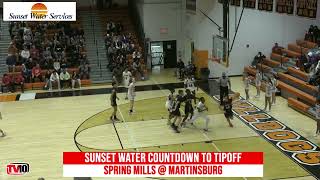 West Virginia HS EPAC Boys Basketball Spring Mills Cardinals  Martinsburg Bulldogs 1623 [upl. by Sturdivant]