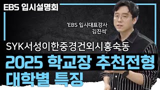 이 순서에 숨겨진 의미를 알면 보인다 2025학년도 학생부교과전형으로 서울 상위권 대학가는 법✍🏻ㅣ2024  2025 입시 변화 완벽 분석ㅣ서류평가 영향력ㅣEBS입시설명회 [upl. by Anatnom510]