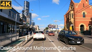 Driving South Melbourne to Toorak  Melbourne Australia  4K UHD [upl. by Adnorhs754]