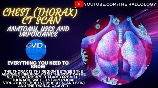 Chest Thorax CT Scan Anatomy uses and importance [upl. by Ronyar]