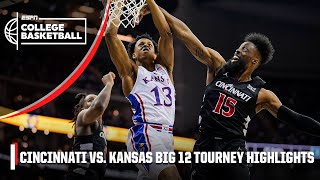 Cincinnati Bearcats vs Kansas Jayhawks  Full Game Highlights  ESPN College Basketball [upl. by Dodd]