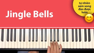 Hướng dẫn đàn piano Jingle Bells phiên bản đơn giản ❤️Jingle Bells piano tutorial ❤️ Yamaha CLP480 [upl. by Ivey]