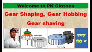 Gear ShapingGear HobbingGear shaving [upl. by Sergias]