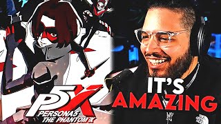 Reacting to Persona 5 The Phantom X Opening Animation I NEED THIS GAME NOW [upl. by Bonaparte35]