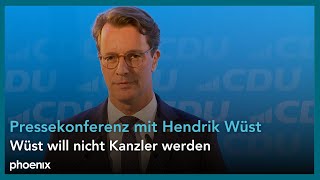 CDU NRWLandesvorsitzender Hendrik Wüst nach der Sitzung des CDULandesvorstandes  160924 [upl. by Analra810]