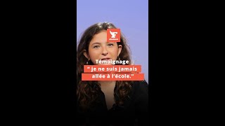 « Je ne suis jamais allée à lécole » Lila 18 ans [upl. by Yelrehs]