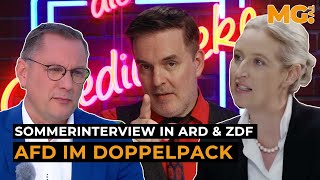 Sommerinterviews in ARDZDF Die AFD wird am selben Abend abgefrühstückt [upl. by Rodrigo]