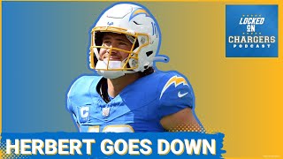 Chargers Postgame Justin Herbert Goes Down in Season Sealing Loss to the Broncos [upl. by Suilienroc]