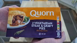 Quorn Vegetarian Steak and Gravy Pie [upl. by Odlaw]