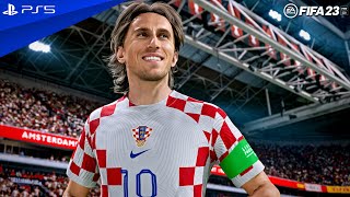 FIFA 23  Croatia vs Spain  UEFA Nations League 2223 Final Match  PS5™ 4K60 [upl. by Alyahs]