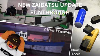 NEW ZAIBATSU POLICE UPDATE  RUN THROUGH ROBLOX [upl. by Atoiganap547]