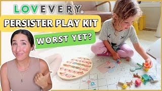 LOVEVERY PERSISTER PLAY KIT REVIEW Worth it  Amazon Alternatives amp Dupes to Self Curate [upl. by Sarette138]